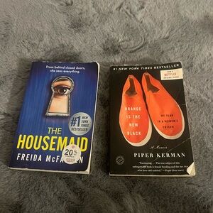 The Housemaid by Freida McFadden & orange is the new black